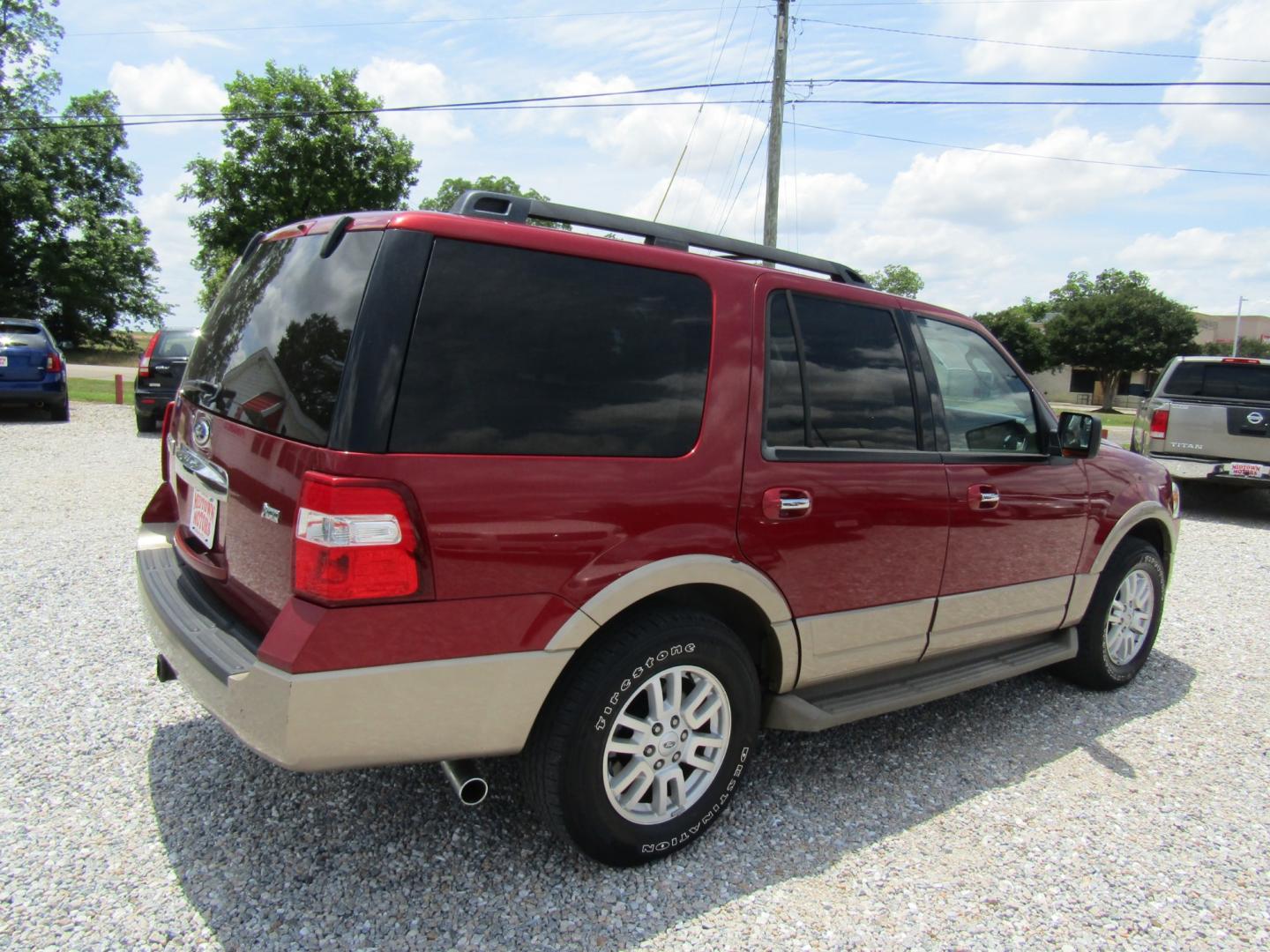 2013 Red /Tan Ford Expedition King Ranch 2WD (1FMJU1H50DE) with an 5.4L V8 SOHC 16V FFV engine, Automatic transmission, located at 15016 S Hwy 231, Midland City, AL, 36350, (334) 983-3001, 31.306210, -85.495277 - Photo#7